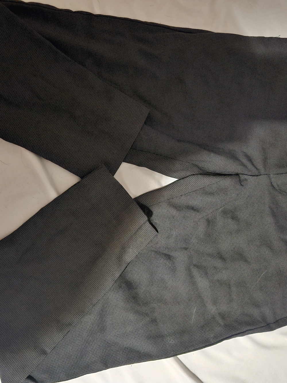 Banana Republic Charcoal Micro-Check Martin Fit Dress Pants